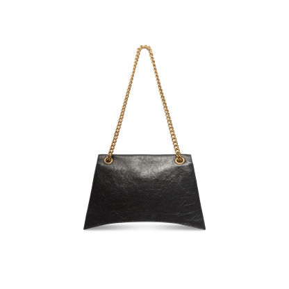 WOMEN'S CRUSH MEDIUM CHAIN BAG IN BLACK